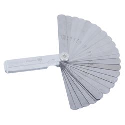 МАСТАК (127-00025) Набор щупов для проверки зазоров, 0.04 -1 мм, 25 предметов