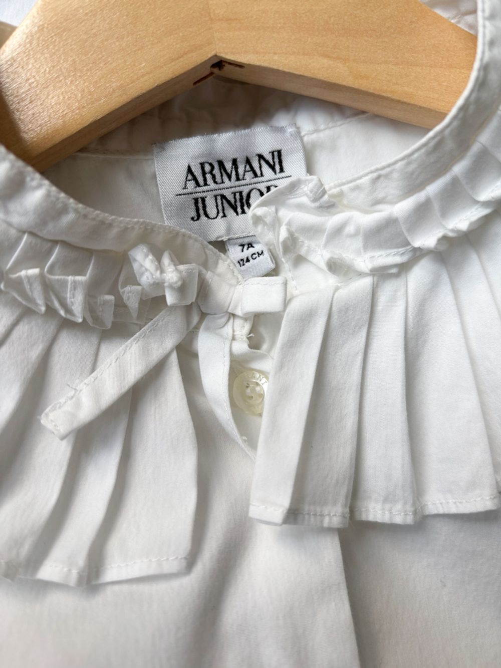 Хлопковая блузка Armani Junior, 122
