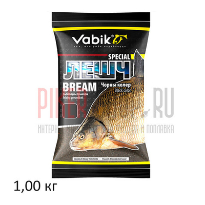 Прикормка Vabik Special Bream Black (Лещ Черный), 1 кг