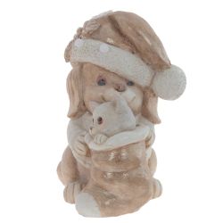 GAEM Фигурка декоративная с подсветкой "Щенок и котёнок"(3хААА,н/п) L30 W26 H40 см