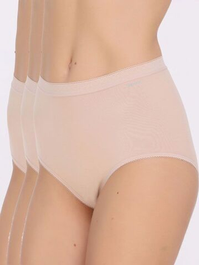 Набор из 3 высоких трусиков-слипов Esencial (Размер: XL) (Цвет: кремовый)