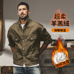 Джинсовая мужская куртка из классической винтажной ткани,сезон весна-осень