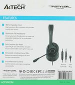 Наушники A4Tech Fstyler FH100U Stone Black
