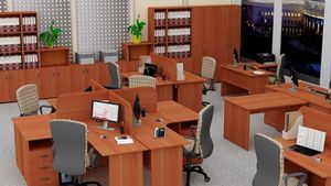 Офисная мебель Стандарт-Pro вишня оксфорд