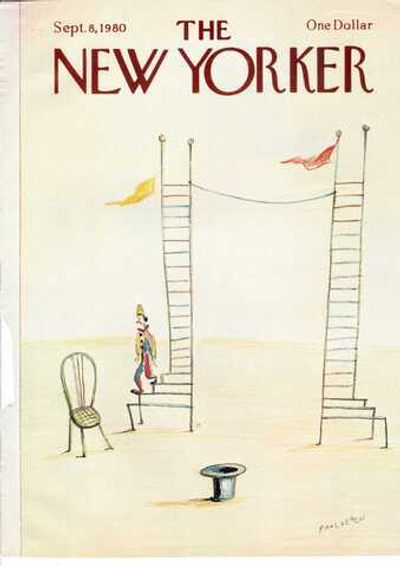 Журнал The New Yorker 09-06-1980, обложка