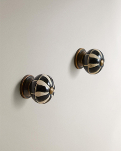 Мебельная ручка Zara Home, 3х3х6.5 см, керамика, 2 шт., 3345/555