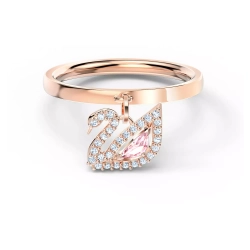 DAZZLING SWAN:RING CZMO/ROS 58