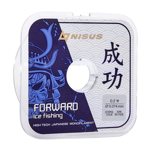 Леска FORWARD ICE FISHING 0,074mm/50m Nylon Transparent (N-FIF-0.074-50) Nisus