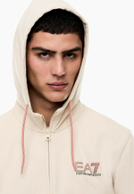 EA7 Emporio Armani Толстовка на молнии - Бежевый