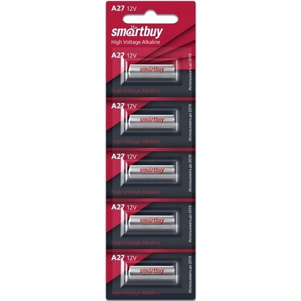 Элемент питания Smartbuy A27 ВL/5 (комплект 5 шт)