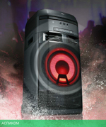 Музыкальный центр LG X-Boom черный (OK65)