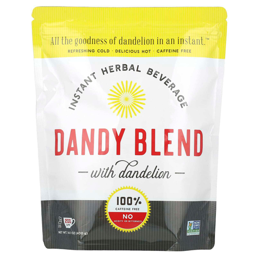 Dandy Blend, травяной напиток быстрого приготовления с одуванчиком, без кофеина, 400 г (14,1 унции)