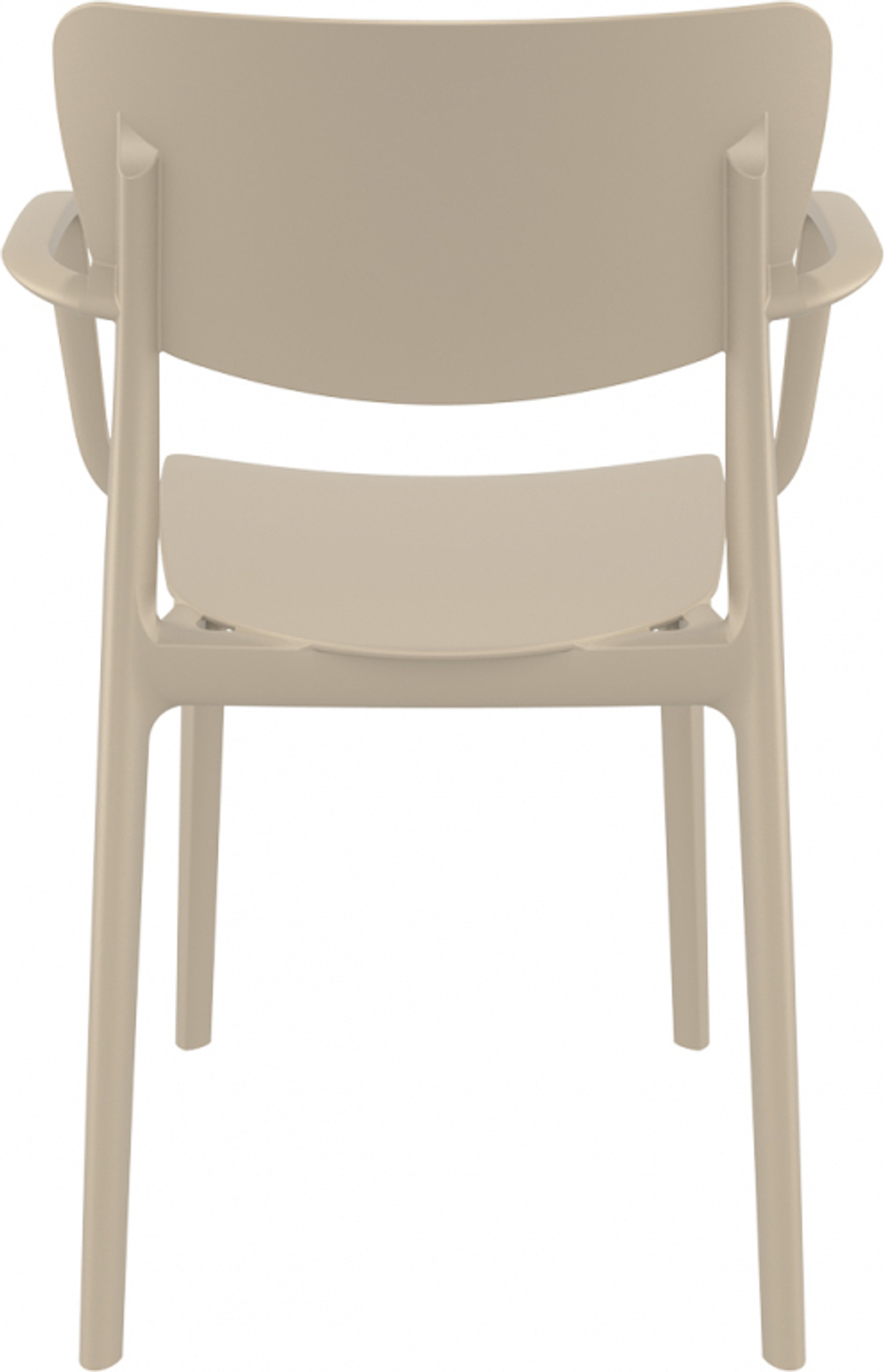 Кресло пластиковое Siesta Contract Lisa, бежевый