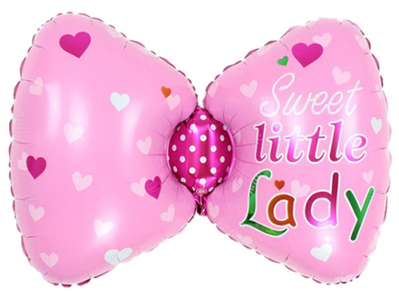 ПОД ВОЗДУХ К Фигура Бантик для девочки розовый (29''/74 см)