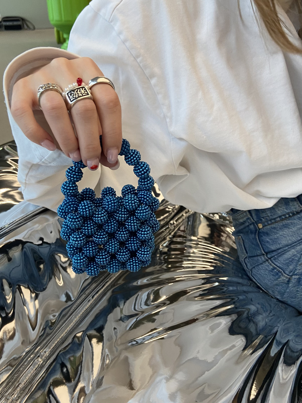 BYSASHAZEMLYA mini bag in blue