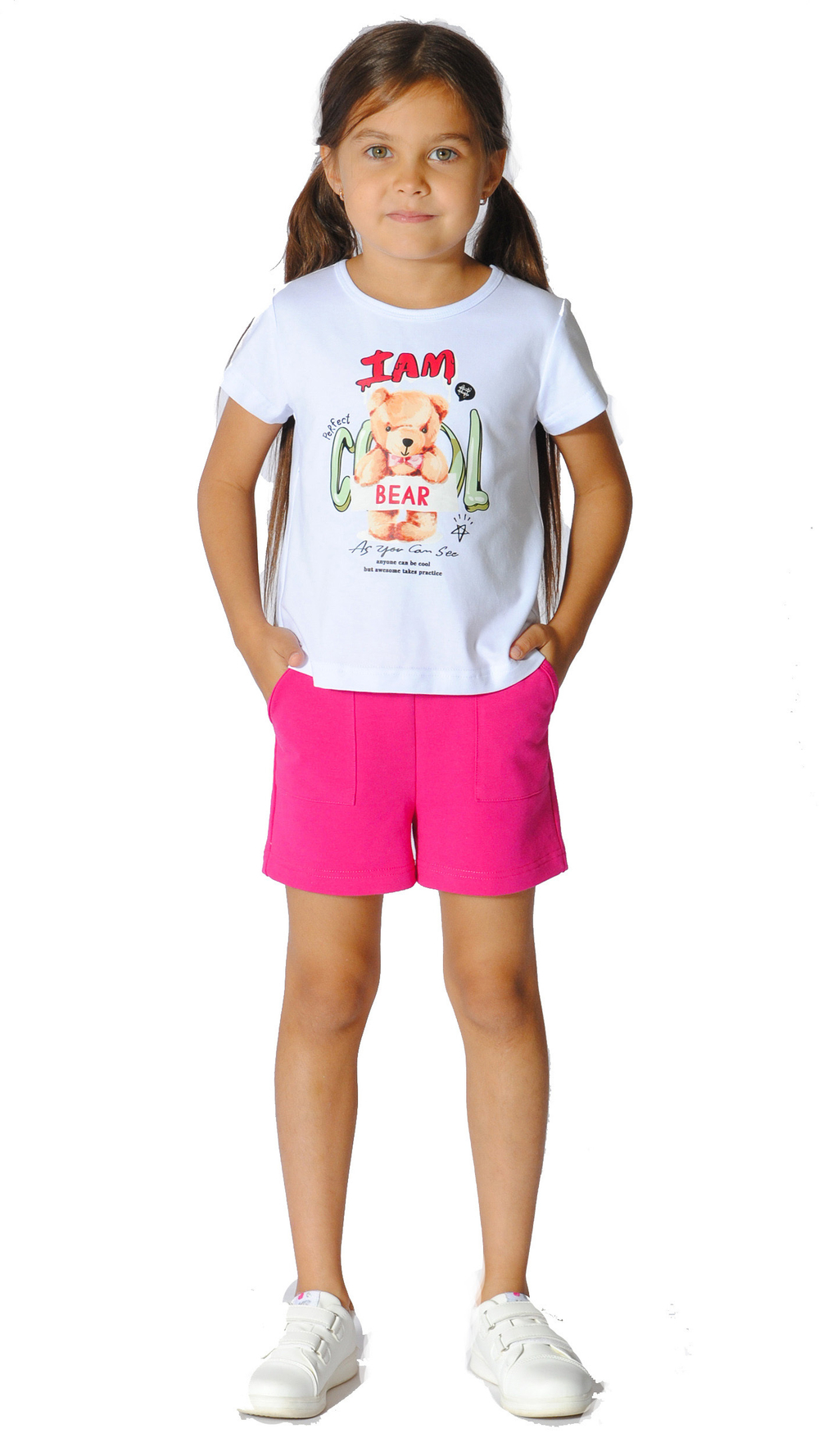 Футболка трикотажная для девочки 3-6 лет Fleur de Vie