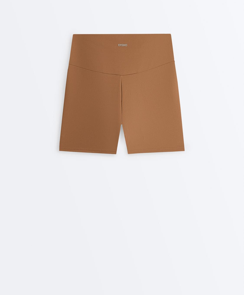 OYSHO Велосипедки Comfortlux с высокой посадкой длиной 10 см, тоффи