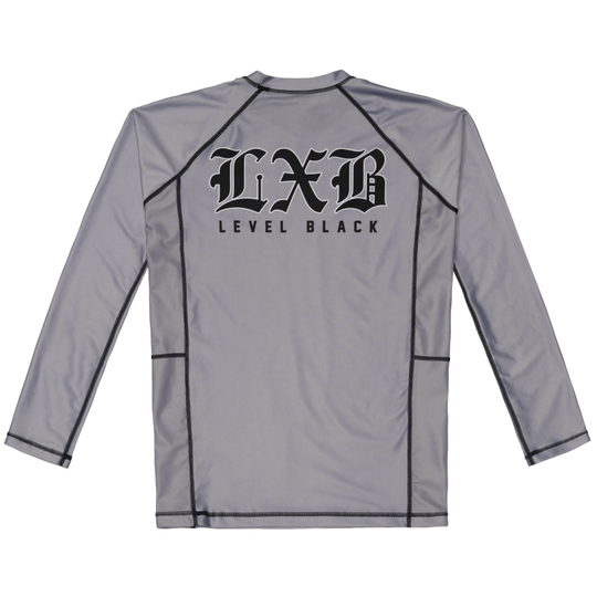 Рашгард Level x Black STEEL GRAY - Длинный рукав