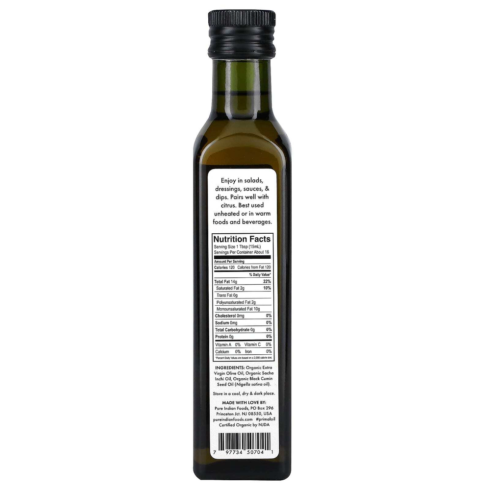 Pure Indian Foods, Органическое масло первого отжима холодного отжима, 250 мл