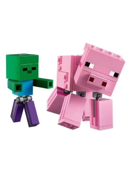 Конструктор Майнкрафт Свинья и Зомби 193 деталей 152-2