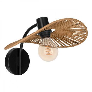 Бра 1*E27 31964 чёрный/бумага, натуральный Siruela Eglo