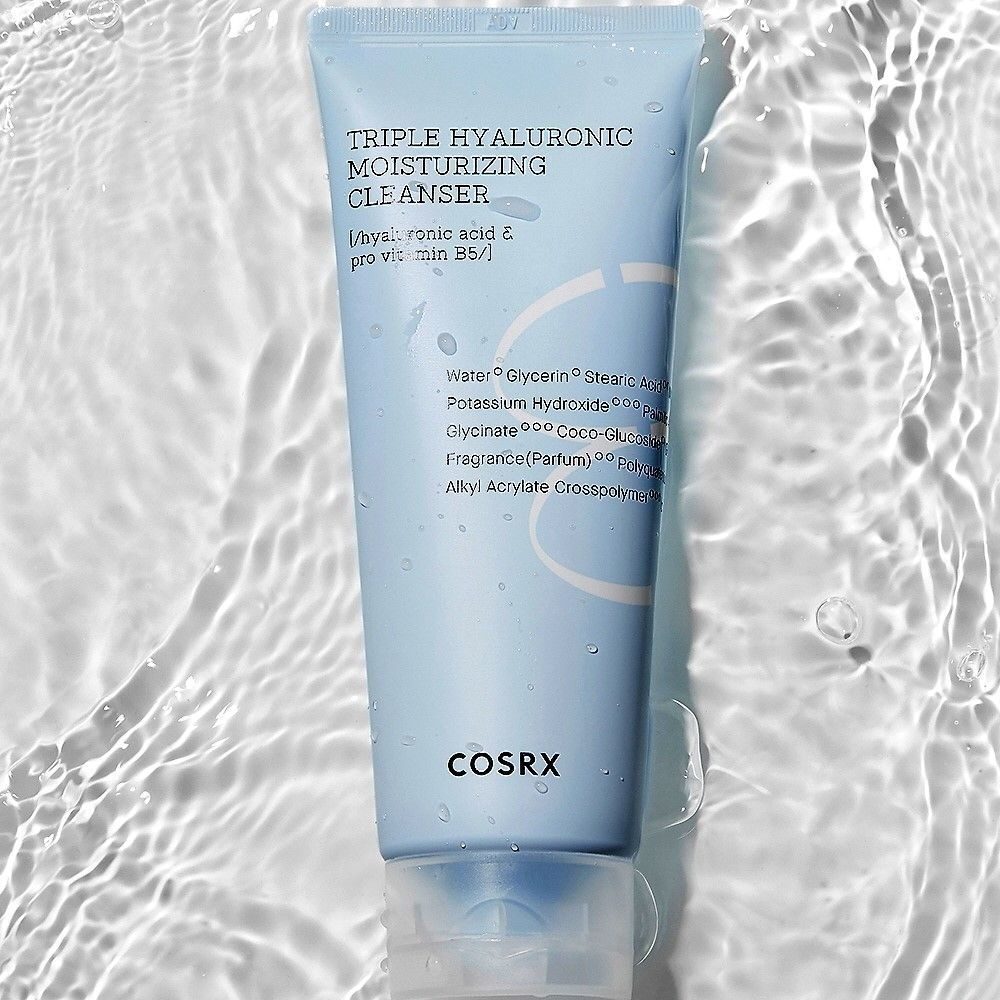 Увлажняющая пенка для умывания с витамино B5 Cosrx Hydrium Triple Hyaluronic Moisturizing Cleanser 150 мл