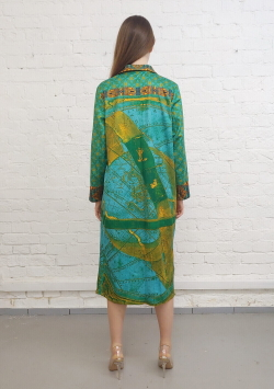 Платье "Небесный атлас", по мотивам иллюстраций из Небесного атласа Андреаса Целлариуса «Гармония Макрокосмоса»