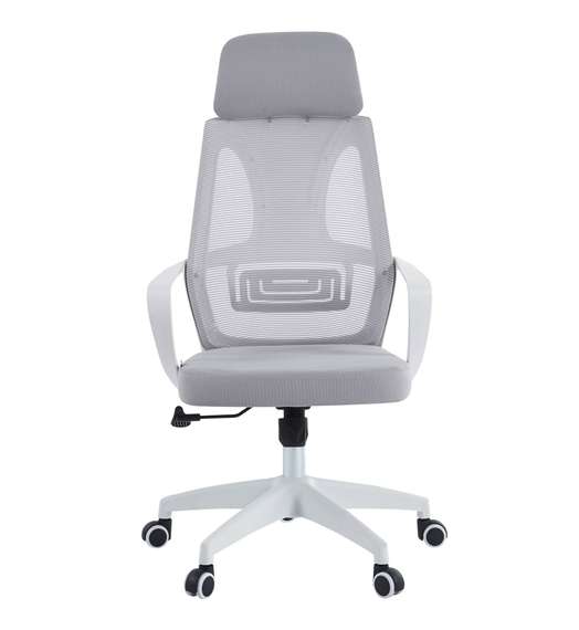 Офисное кресло Chairman CH636 белый пластик, светло-серый