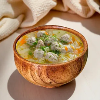 Суп с куриными фрикадельками / 1 л