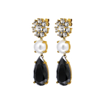 Серьги Dyrberg Kern MISIA SG BLACK / CRYSTAL 470094
