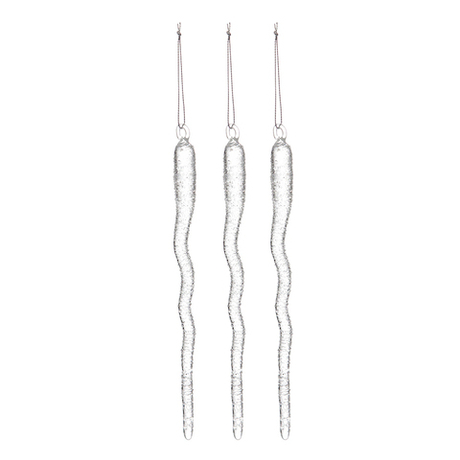 Набор ёлочных украшений 3шт Tkano New Year Essential Melting icicles