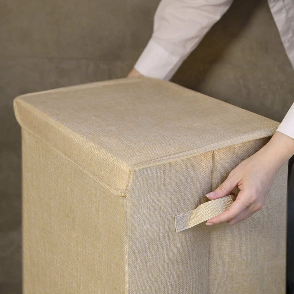 Корзина для белья с тремя съёмными мешками