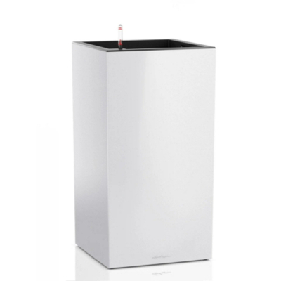 Кашпо с автополивом Lechuza canto premium 40x40x76 см белое (13650)