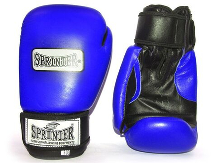 Перчатки бокс. SPRINTER RING-STAR Размер-вес 8". Материал: кожа.