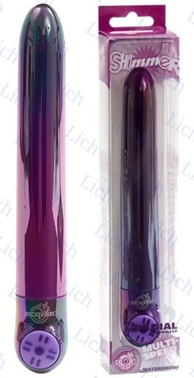 Водонепроницаемый вибратор  SHIMMER цвета хамелеон