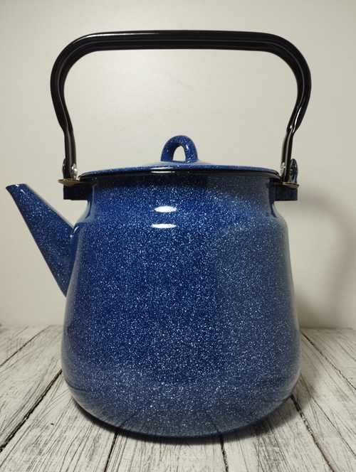 Чайник 3,5л без рисунка син с зерном (3шт) 2с26