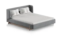 Кровать Basic спальное место 160*200 см (серый, антивандальная)