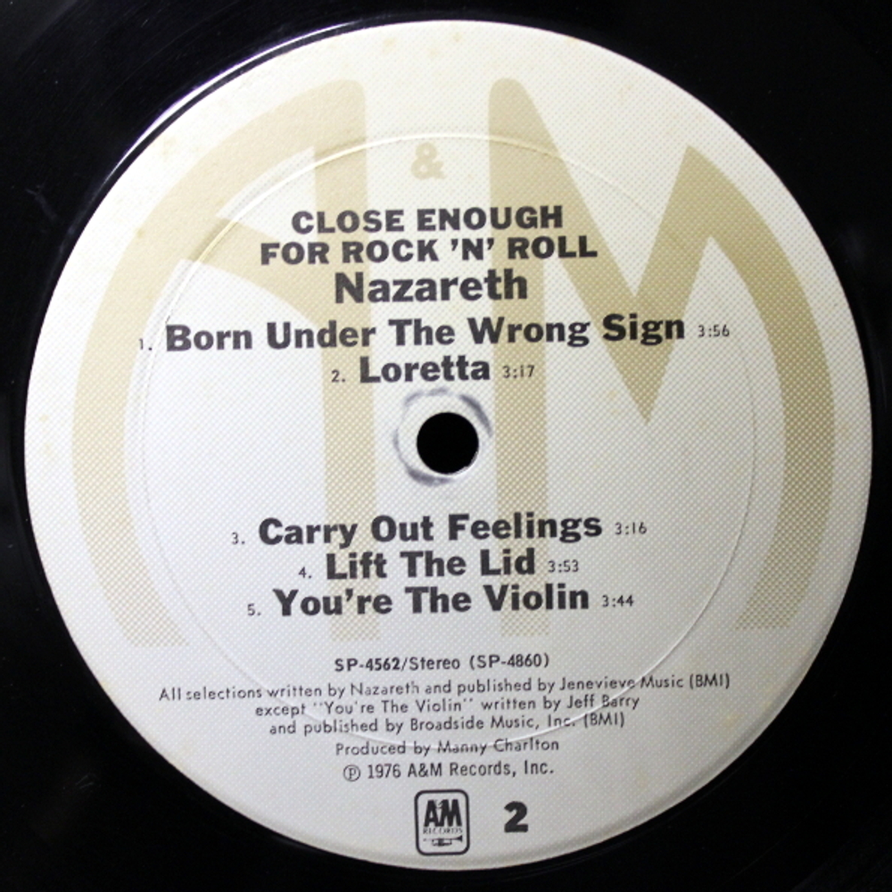 Nazareth / Close Enough For Rock 'N' Roll (LP)