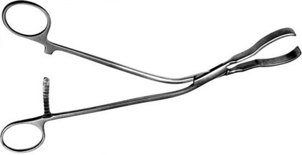 ТМ- З-44-1 Зажим д/поджелуд. железы, малый, 225 мм (НОВОЕ ИСПОЛНЕНИЕ)