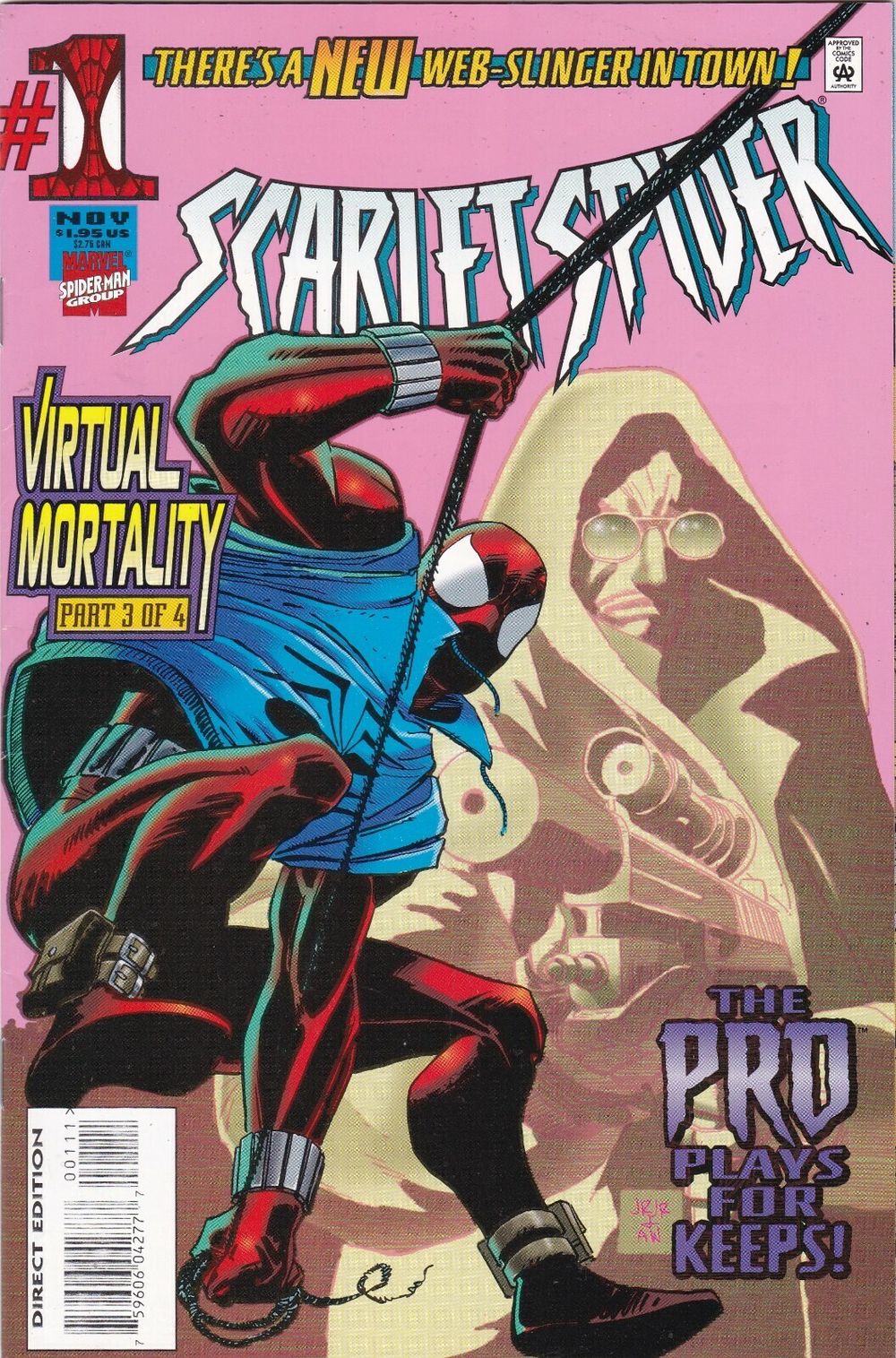 Комикс Web of Scarlet Spider Virtual mortality parts 1-4