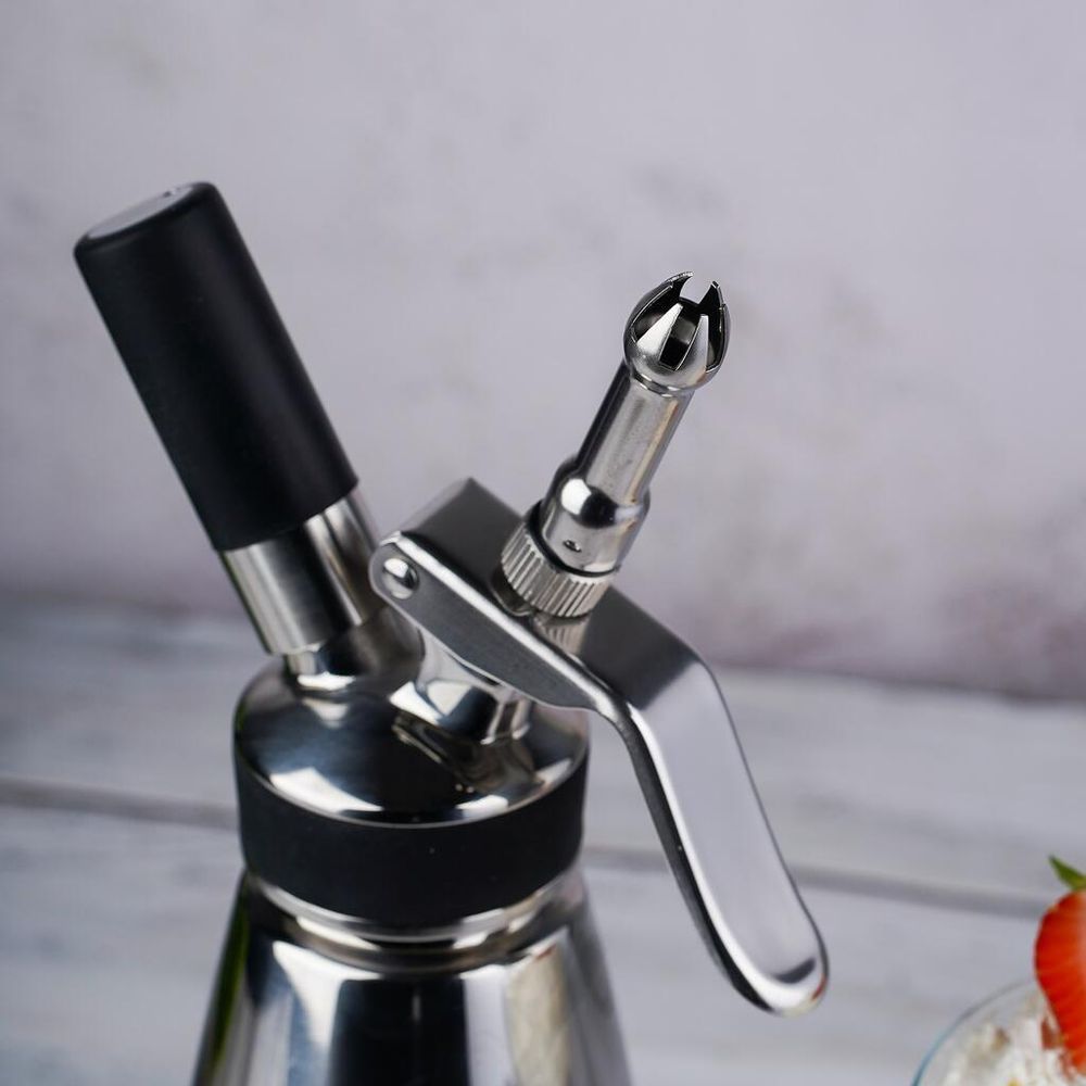 Сифон (кремер) для взбивания сливок 0,5 л (до +70°C) THERMO LUX двойные стенки нерж. B'Guys P.L.