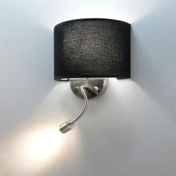 Citiluх Декарт CL704305 Бра с чёрным абажуром и диммером