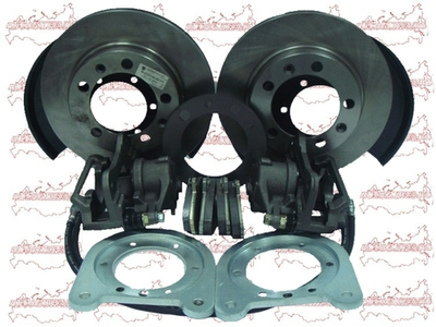 Тормоза дисковые передние УАЗ гражданский мост суппорт ГАЗ