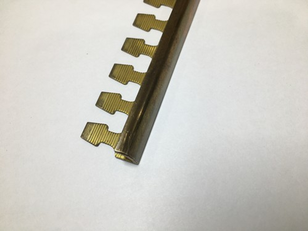 НЛПг 10мм "CZ" 2,5м Полир. Наруж. гибкий латунь