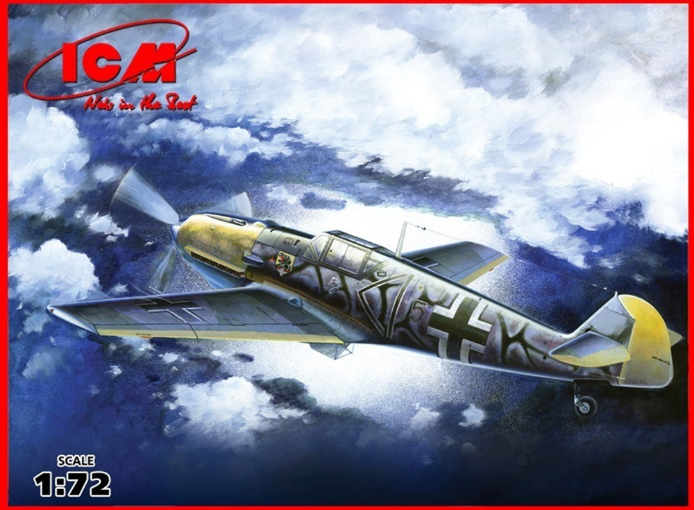 Немецкий истребитель Bf 109E-7/B WWII 1:72 72135