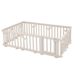 Большой детский манеж iFam Birch BB10D бежевый