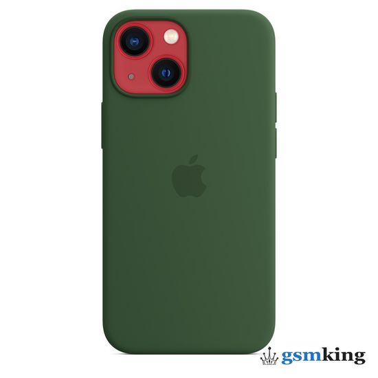 Apple Silicone Case with MagSafe iPhone 13 Mini Clover «Зелёный клевер» MM1X3ZE/A