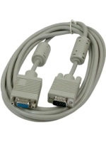 Кабель VGA (M) - VGA (F) 1.8m белый