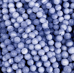 Бусина-шар агат голубой(сапфирин) асс.