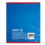 Тетрадь А5, 40 л., STAFF, клетка, офсет №2 ЭКОНОМ, обложка картон, "ЭКСКЛЮЗИВ", 402645, 4шт